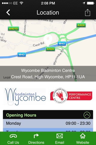 Badminton Wycombe screenshot 2