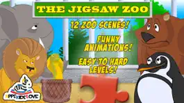 Game screenshot Jigsaw Zoo Animal Puzzle - Free Animated Puzzles for Kids with Funny Cartoon Animals! mod apk
