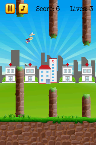 Super Granny Flapping Challenge  A Grandma Survival Adventure Game screenshot 4