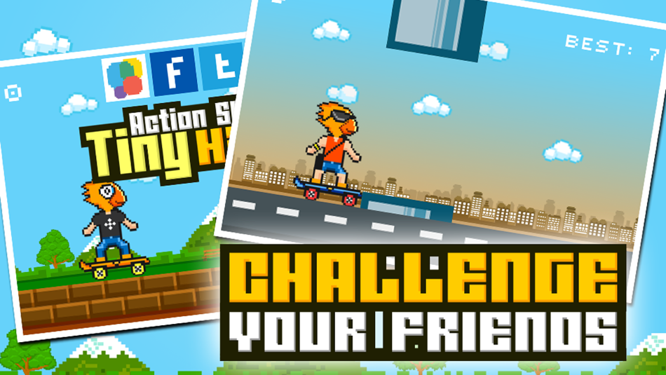 #3. Action Skater: Tiny Hawk (iOS) 由: 12 POINT APPS LLC