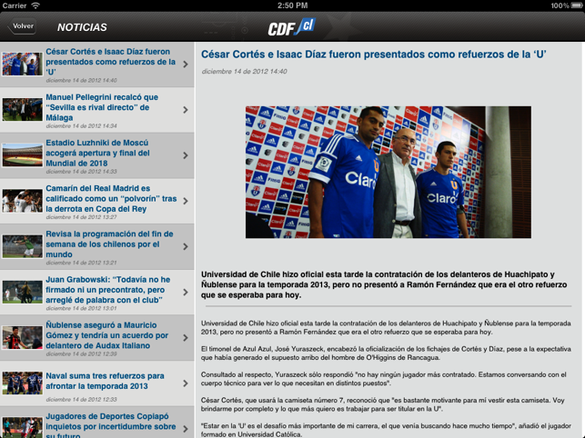 CDF Chile para iPad(圖4)-速報App