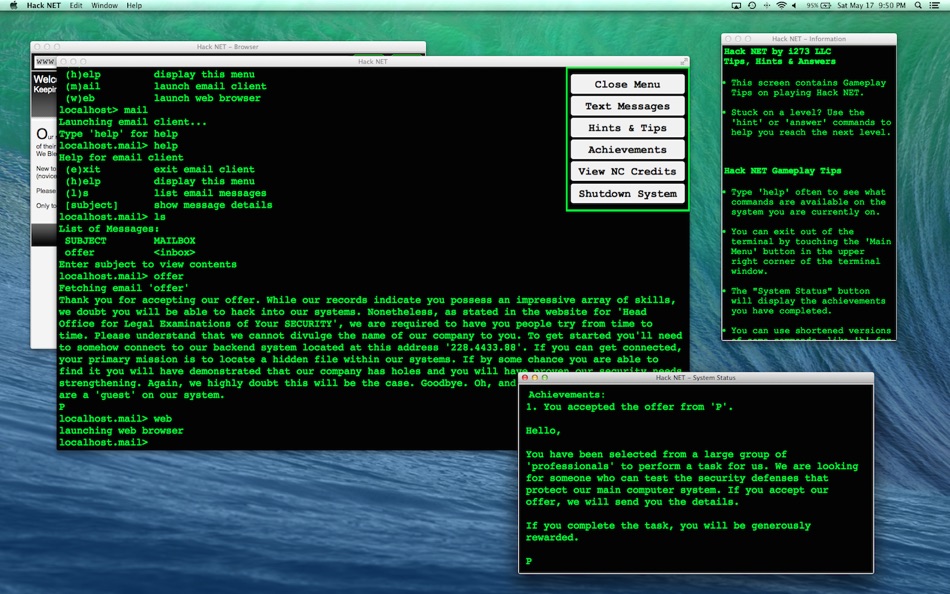 #1. Hack NET (macOS) 由: i273, LLC