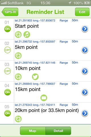 GPS-R for Honolulu Marathon screenshot 3