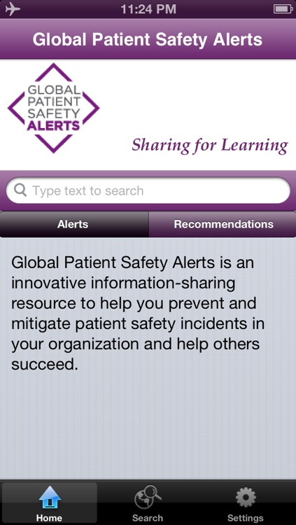 Global Patient Safety Alerts