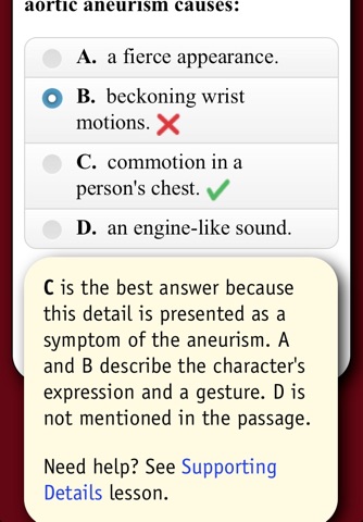 Preparing for Standardized Tests, Reading screenshot 3