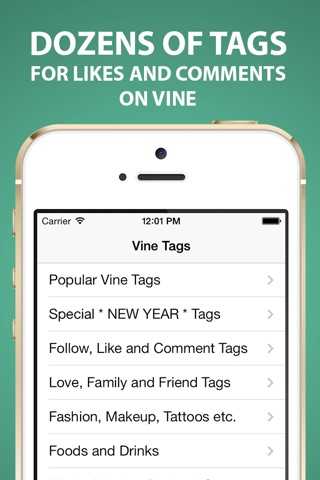 Tags for Vine - Most Popular Tags for Likes, Comments and Followers on Vine screenshot 2