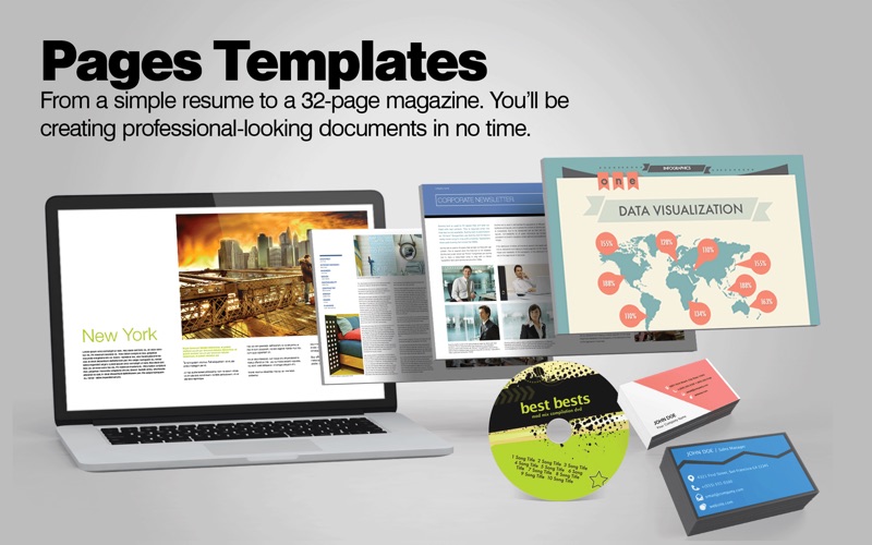 Templates Center for iWork: Pages Numbers Keynote thumbnail 2