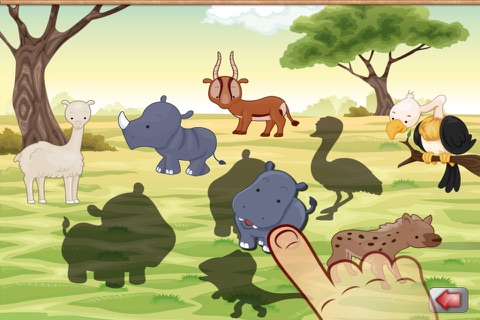 Animals Around The Equator - Beautiful free puzzle game for toddlers and kids screenshot 2