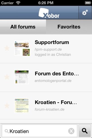 Xobor Forum App screenshot 3