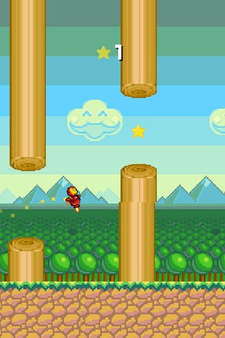 Flying Steel of Cyrus - Avoid wrecking the flappy Jetpack, Get The Stars Ball & Happy Splashy! (Pro Version) screenshot 3