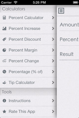 Percents Calculator screenshot 2