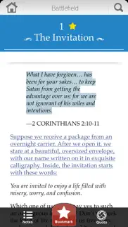 battlefield of the mind devotional iphone screenshot 3