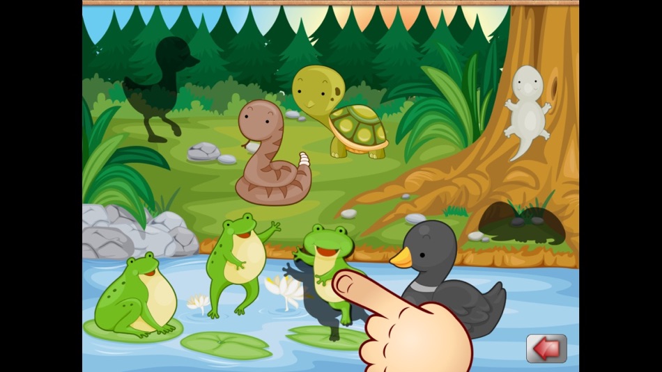 Big Forest Puzzle - free game for toddlers and kids with animals like snakes, bears, frogs ducks, rabbits, bats, foxes or deers - 1.0 - (iOS)