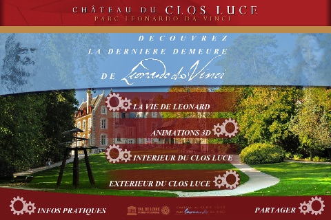Tout sur Léonard de Vinci au Château du Clos Lucé, sa demeure. screenshot 4