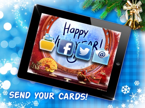 Xmas window - Make winter holiday cards screenshot 4