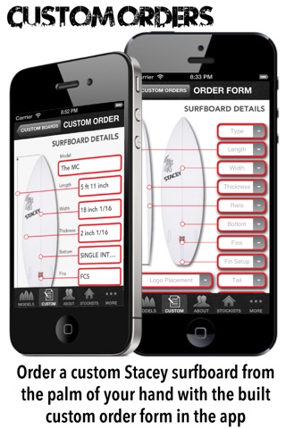 Stacey Surfboards screenshot 2