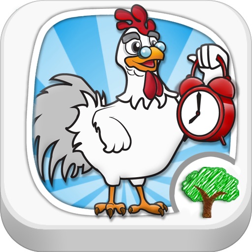 Wake the Rooster by Telling Time : Tiny Chicken icon