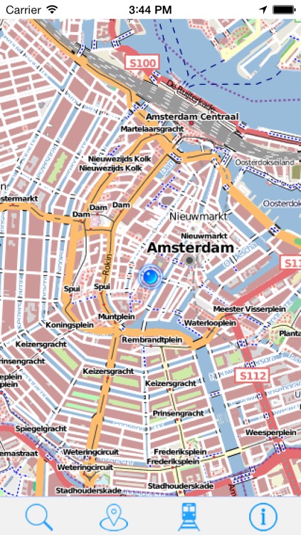 Offline Map Amsterdam - Guide, Attractions and Transport