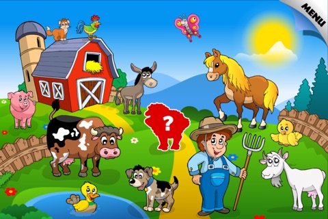 Abby - Preschool Shape Puzzle - First Word (Farm Animals, Toys, Transport, Pets, Princess, Fairy Tales...) screenshot 2