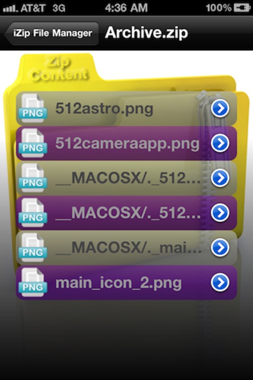 Zip File Manager by G.P. Imports, Inc.