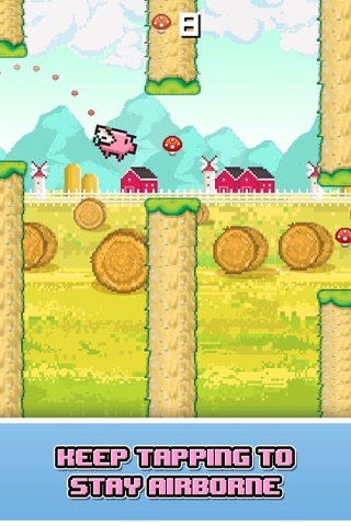 When Pigs Fly - Cute Pet Pig Flapper Adventure screenshot 2