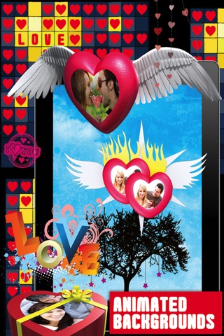 Valentine Romantic 3D Heart Gift screenshot 4