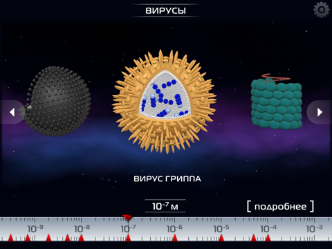 Science - Microcosmos 3D HD Free : Bacteria, viruses, atoms, molecules and particles screenshot 3