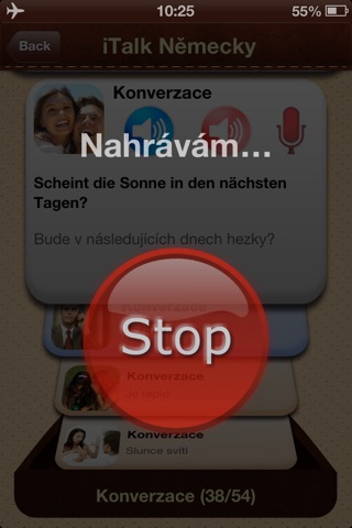 iTalk Německy! konverzace: slovíčka a fráze pro rodilé mluvčí češtiny screenshot 4