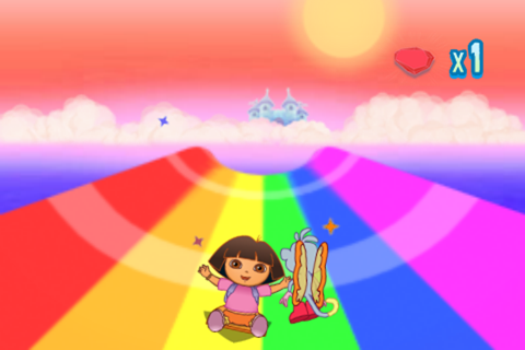 Dora Saves the Crystal Kingdom: Rainbow Ride Lite screenshot 2