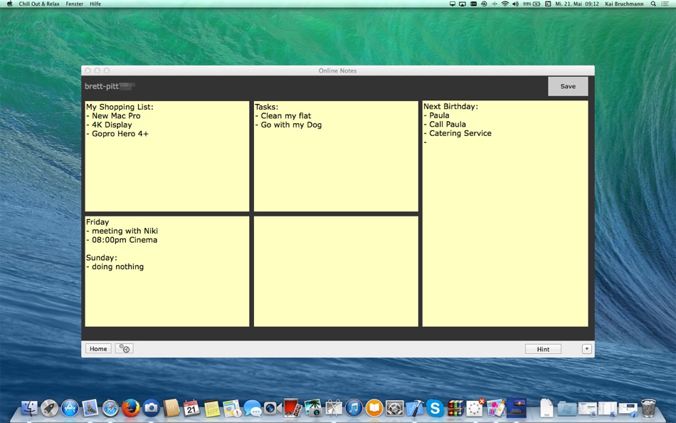 Online Notes (macOS) 由: Kai Bruchmann Online Notes (macOS) 由: Kai Bruchmann