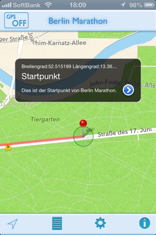 GPS-R for Berlin Marathon screenshot 2