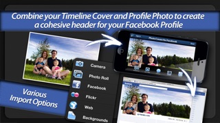 Photo Covers for Facebook: Timeline Editor Screenshot 1