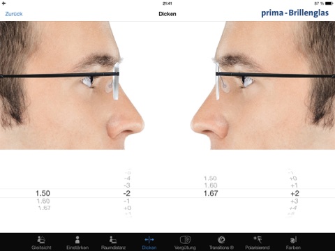 prima-Brillenglas screenshot 4
