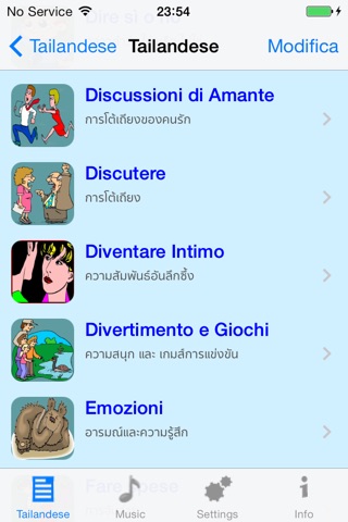 Tailandese - Talking Italian to Thai Phrase Book screenshot 3