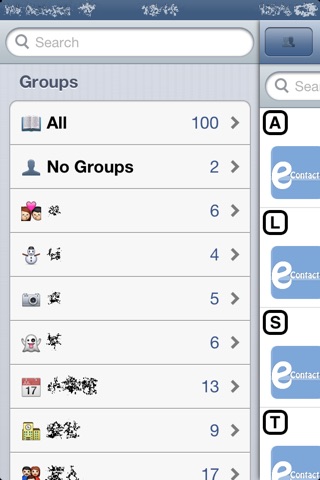 イ連絡先Lite screenshot 3