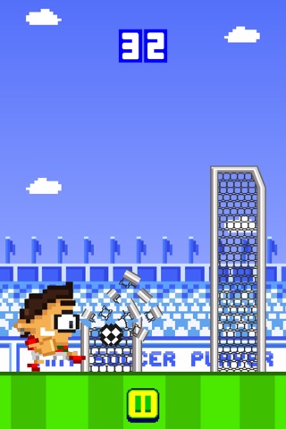 Tiny Soccer Player - Free 8-bit Pixel Retro Sports Games screenshot 3