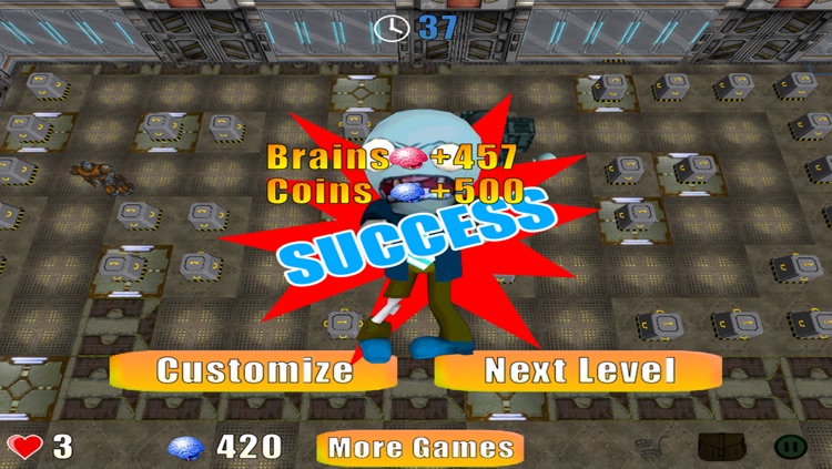 Zombie Survival - Attack of the Robot Fun Maze Game screenshot-3