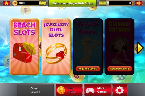 Vegas Party Girls Slots - Lucky Casino Jackpot Slot-Machine Game with Free Bonus screenshot 2