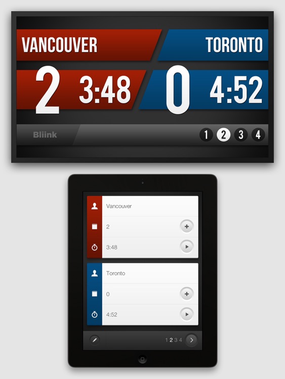 Boccia 12s Scoreboard