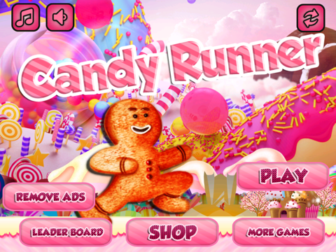 Screenshot #4 pour Candy Runner - Race Gingerbread Man Else Crush into Candies