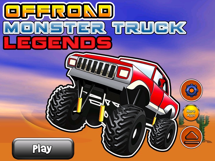 Awesome Offroad Monster Truck Legends HD Pro Racing in Sahara Desert