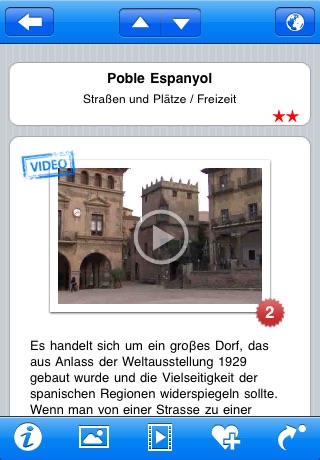 Barcelona: Premium Travel Guide with Videos in German screenshot 4