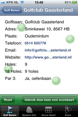 Golf Caddy NL Lite screenshot 2