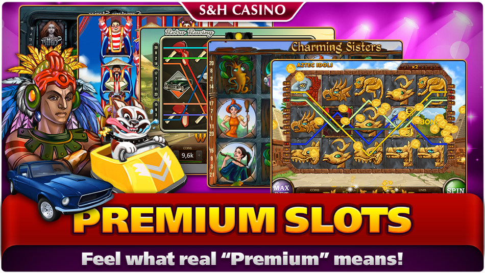 S&H Casino - FREE Premium Slots and Card Games - 1.12.0 - (iOS)