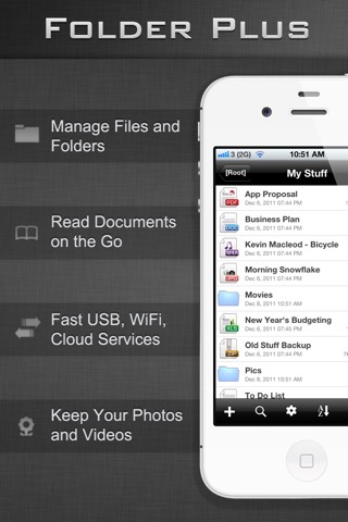 File Manager - Folder Plus Liteのおすすめ画像1