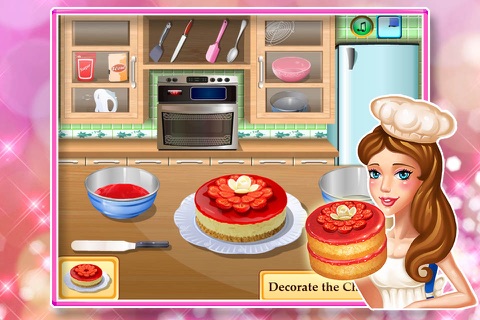 Baby cooking games：cheesecake screenshot 4