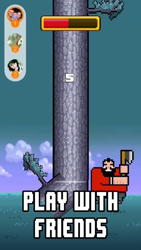 #4. Lumberman - Multiplayer Timberman Edition (iOS) 由: iDevMobile Tec.