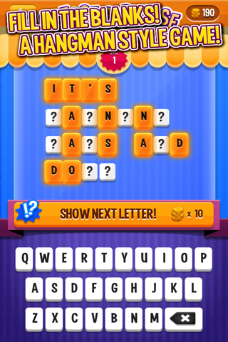 Find The Phrase: a quiz app for word game fans! screenshot 2