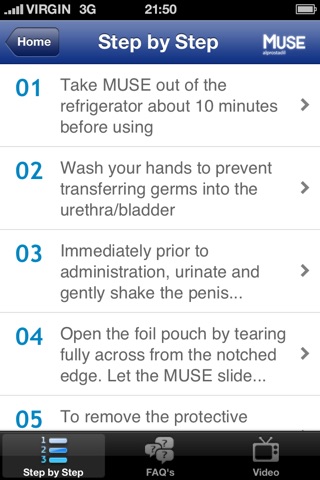 Muse application screenshot 2