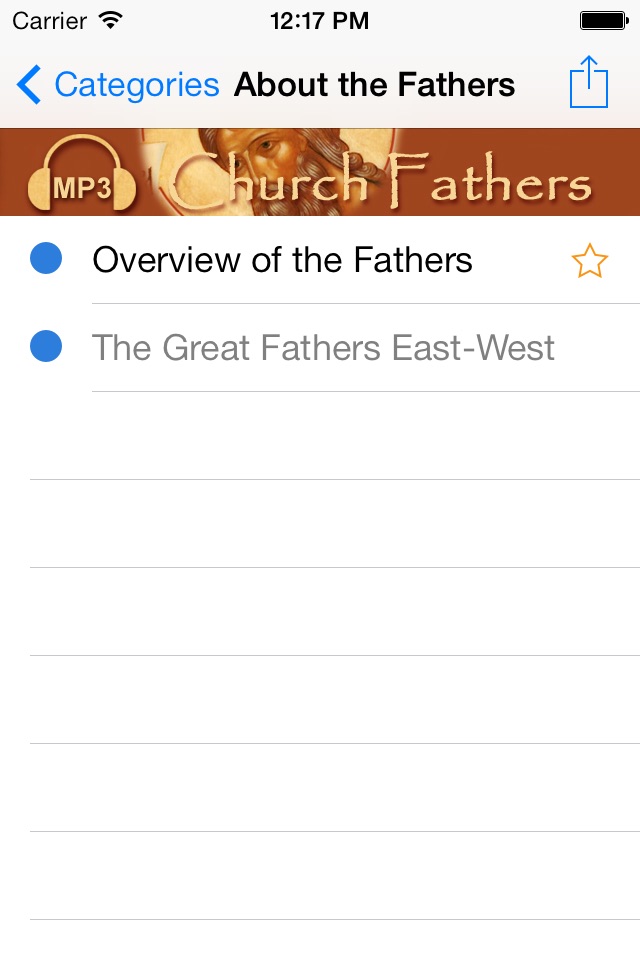Fathers of the Catholic Church Audio Library (was MP3 Catholic Sermons) screenshot 2